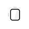 Szkło Hybrydowe Tech-Protect Glass Flex+ 2-Pack do Apple Watch 4 / 5 / 6 / SE 1 / 2 / 3 40mm Black